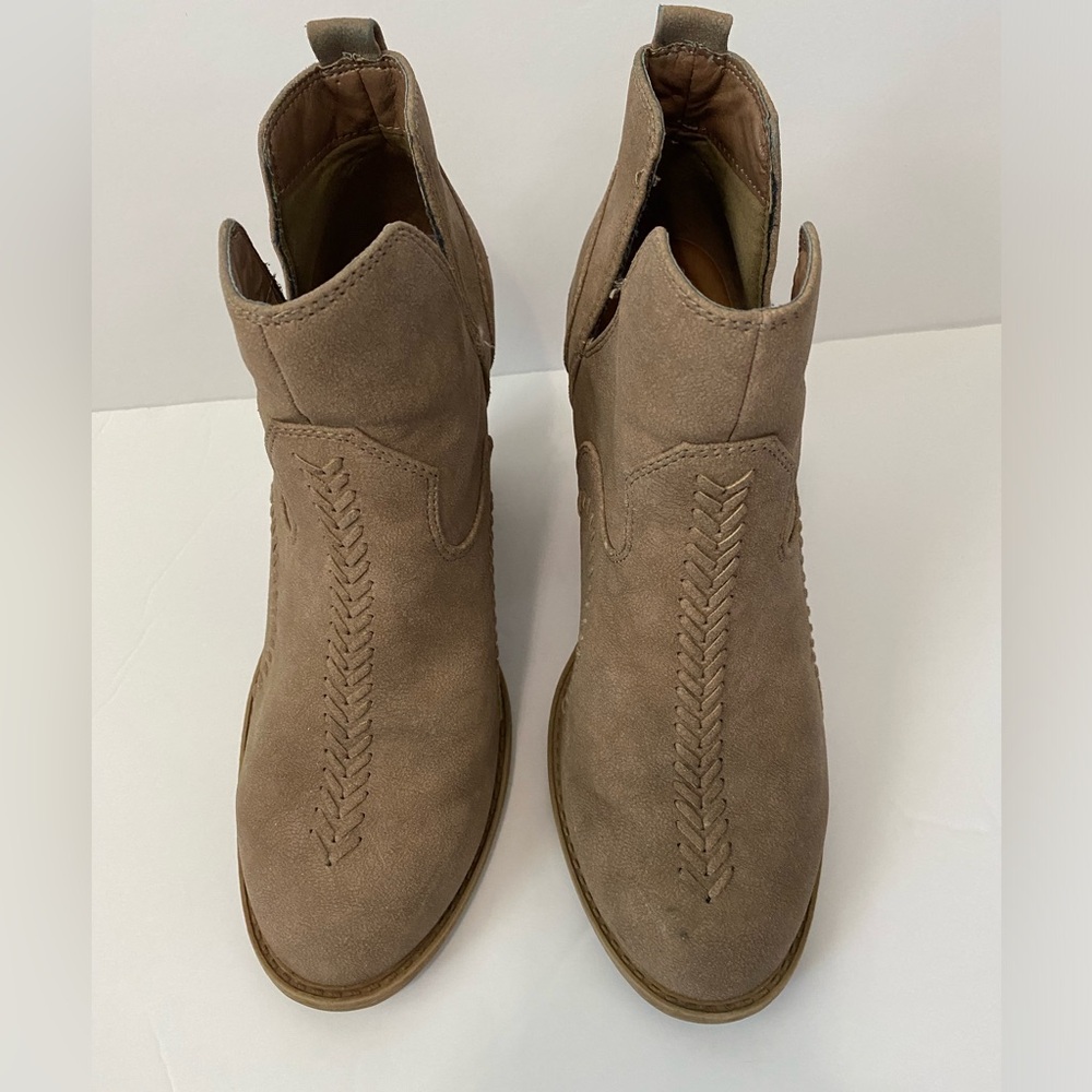 Suede booties